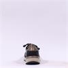 Rieker Laced Low Wedge Trainer Side Zip - Black Combi